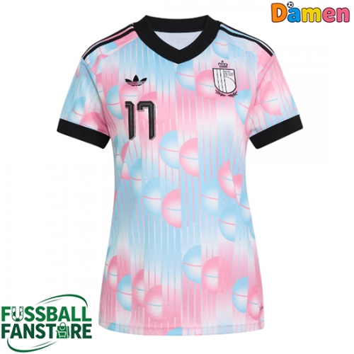 Belgien Charles De Ketelaere #17 Replik Auswärtstrikot Damen WM 2026 Kurzarm